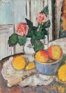 Roses et fruits - George Leslie Hunter