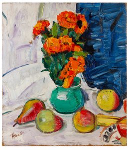 Nature morte avec des soucis - George Leslie Hunter