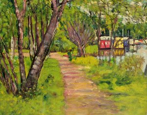 Le Sentier, Loch Lomond - George Leslie Hunter