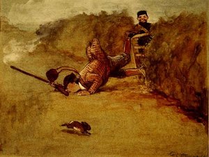Chasse au Lapin - George Loraine Stampa