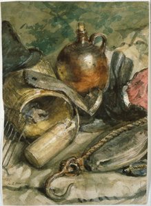 Nature morte avec cruche brune - George Loring Brown