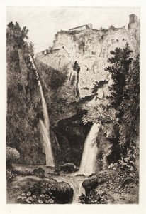 Les chutes de Tivoli - George Loring Brown