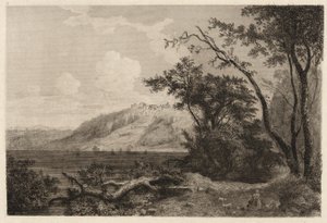 Vue du lac de Nemi - George Loring Brown