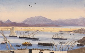 Partie de la baie de Gibraltar, les lignes espagnoles - George Lothian Hall