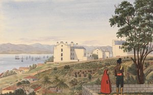 Les casernes sud, Gibraltar - George Lothian Hall