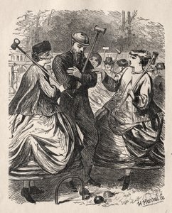 Notre partie de croquet, 1864