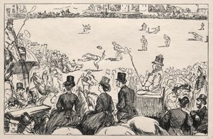 Match de cricket universitaire à Lords, 1862