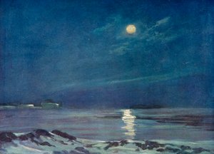Pleine lune en hiver, vers 1908-1909