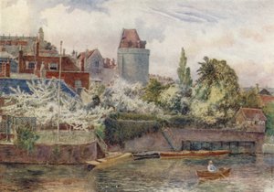 Jardins au bord de la rivière - George Moore Henton