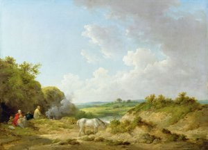 Un campement de gitans - George Morland