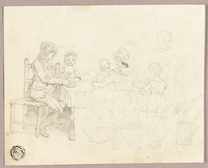 La famille autour d