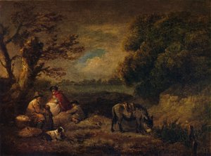 Gitans se reposant avec un âne, 1795