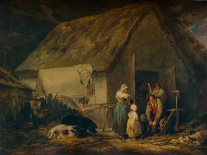 Matin, les colporteurs se préparant pour le marché, 1791 - George Morland