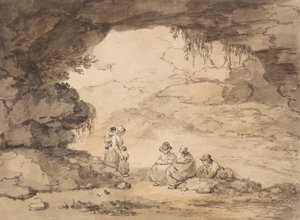 Paysans dans une grotte - George Morland