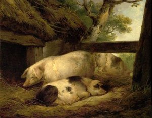 Étude de cochons - George Morland