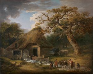 Le vieux moulin à eau - George Morland