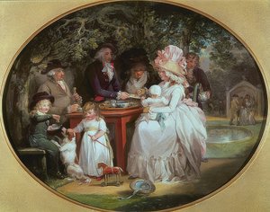 Le Jardin de Thé. 1790 - George Morland