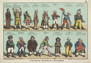 Opinions nationales sur Napoléon Bonaparte - George Moutard (after) Woodward