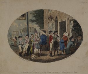 Old Hats Tavern, Uxbridge, 1796 - George Moutard Woodward