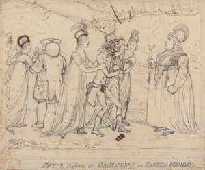 Espions pris à Greenwich le lundi de Pâques - George Moutard Woodward