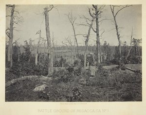 Champ de bataille de Resacca, GA, No. 3, 1866 - George N. Barnard