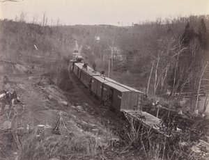 Bull Run. Orange et Alexandria R.R. près de Union Mills, 1861-65 - George N. Barnard