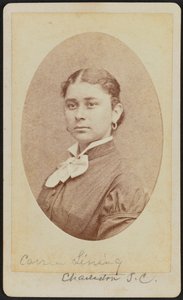 Portrait carte-de-visite de Carrie Lining - George N. Barnard