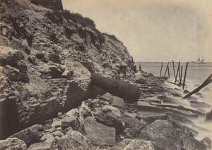 Vue extérieure du Fort Sumpter - George N. Barnard