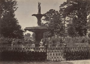 Fontaine, Savannah, Géorgie, années 1860 - George N. Barnard
