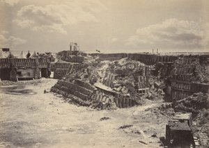 Vue intérieure de Fort Sumpter - George N. Barnard