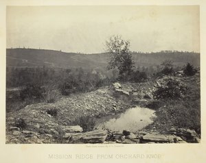 Mission Ridge depuis Orchard Knob, 1864-1866