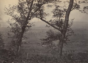 Orchard Knob depuis Mission Ridge, 1860s - George N. Barnard