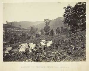 Passage dans la chaîne de Raccoon, Whiteside No. 2, 1864 - George N. Barnard