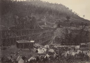 Passage dans la chaîne de Racoon, Whiteside No. 1, 1860s - George N. Barnard