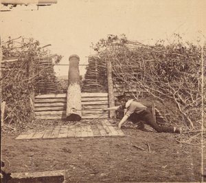 Canon Quaker, Centreville, Virginie, mars 1862 - George N. Barnard