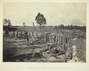 Travaux des rebelles devant Atlanta, GA, n° 2 - George N. Barnard