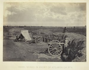 Travaux rebelles devant Atlanta, GA, No. 4, 1864 - George N. Barnard