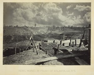 Travaux des rebelles devant Atlanta, GA, n° 5 - George N. Barnard