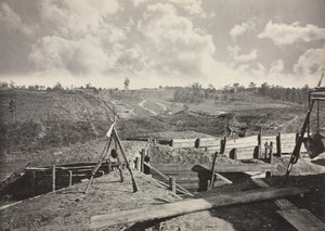 Travaux des rebelles devant Atlanta, Géorgie, n° 5 - George N. Barnard