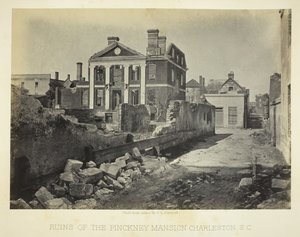 Ruines du Manoir Pinckney, Charleston, S.C., 1865