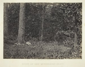 Scène de la Mort du Général McPherson - George N. Barnard