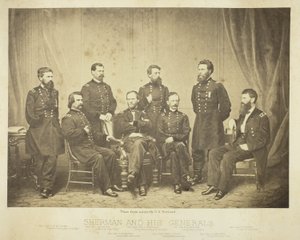 Sherman et ses généraux - George N. Barnard