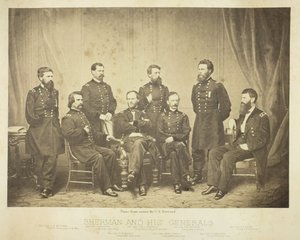 Sherman et ses généraux - George N. Barnard