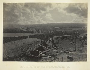 Rive sud de la Chattahoochie, Ga. - George N. Barnard