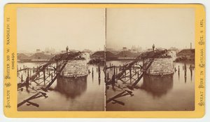 Stéréographe du pont de Van Buren Street après l