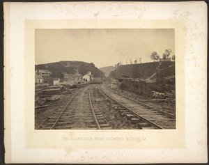 Allatoona Pass en regardant vers le nord, Géorgie - George N. Barnard
