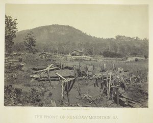 Le front de Kenesaw Mountain, GA