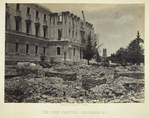 Le nouveau Capitole, Columbia, SC, 1865 - George N. Barnard