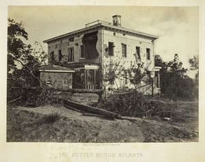 La maison Potter Atlanta, 1864 - George N. Barnard