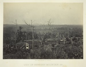 Vue de Kenesaw Mountain, Ga.